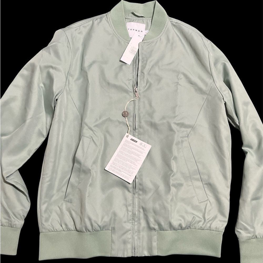 Topman Mint Green Lightweight Jacket
